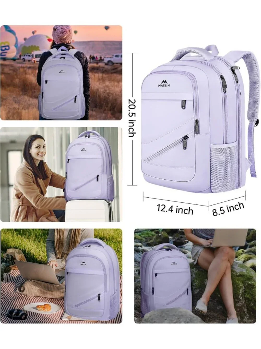 Extra Large TSA Friendly Laptop Backpack for Women, Travel Carry On Bag
